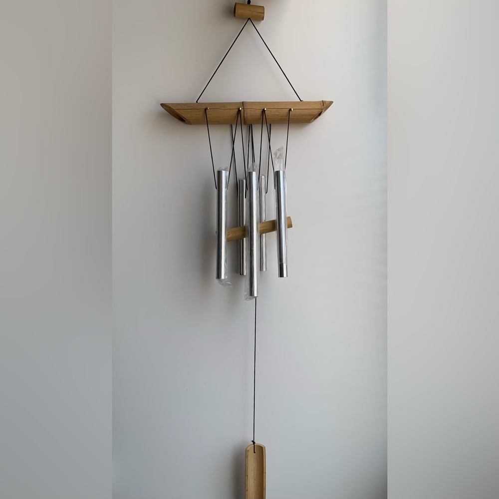 NEW Vintage bamboo wind chimes (video)